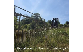 GrubenKunstWeg - Wasserrad bei der SGV-Hütte Rhonard