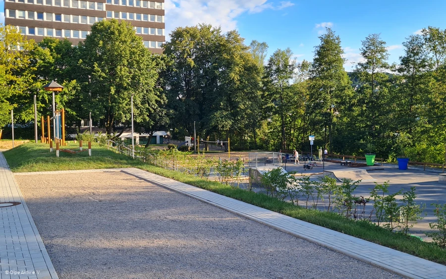 Aktivpark Olpe - Nordostecke - Boulebahn