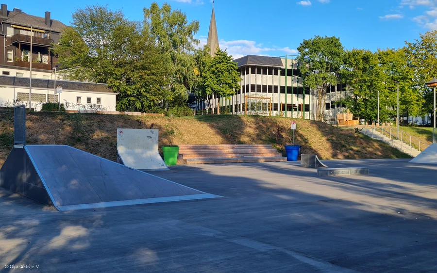 Aktivpark Olpe - Nordwestecke - Skaterpark
