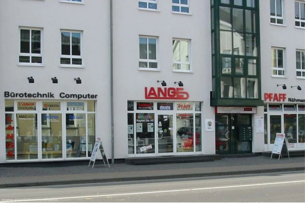 Lange Bürotechnik & Nähmaschinen - Außenansicht Lange Bürotechnik & Nähmaschinen - Außenansicht
