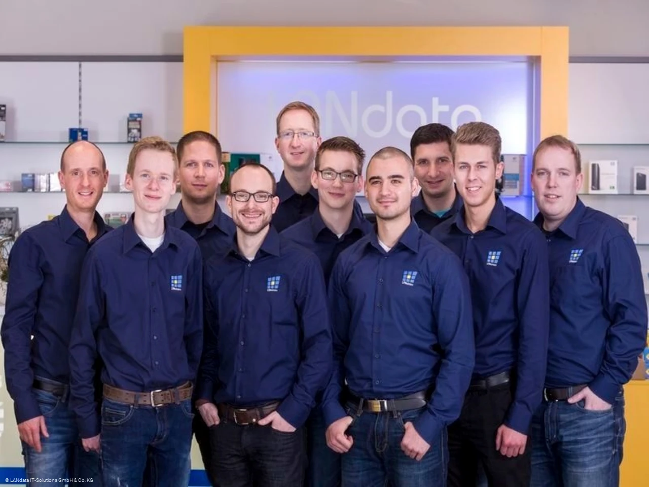 LANdata Olpe - Foto der Belegschaft 2024