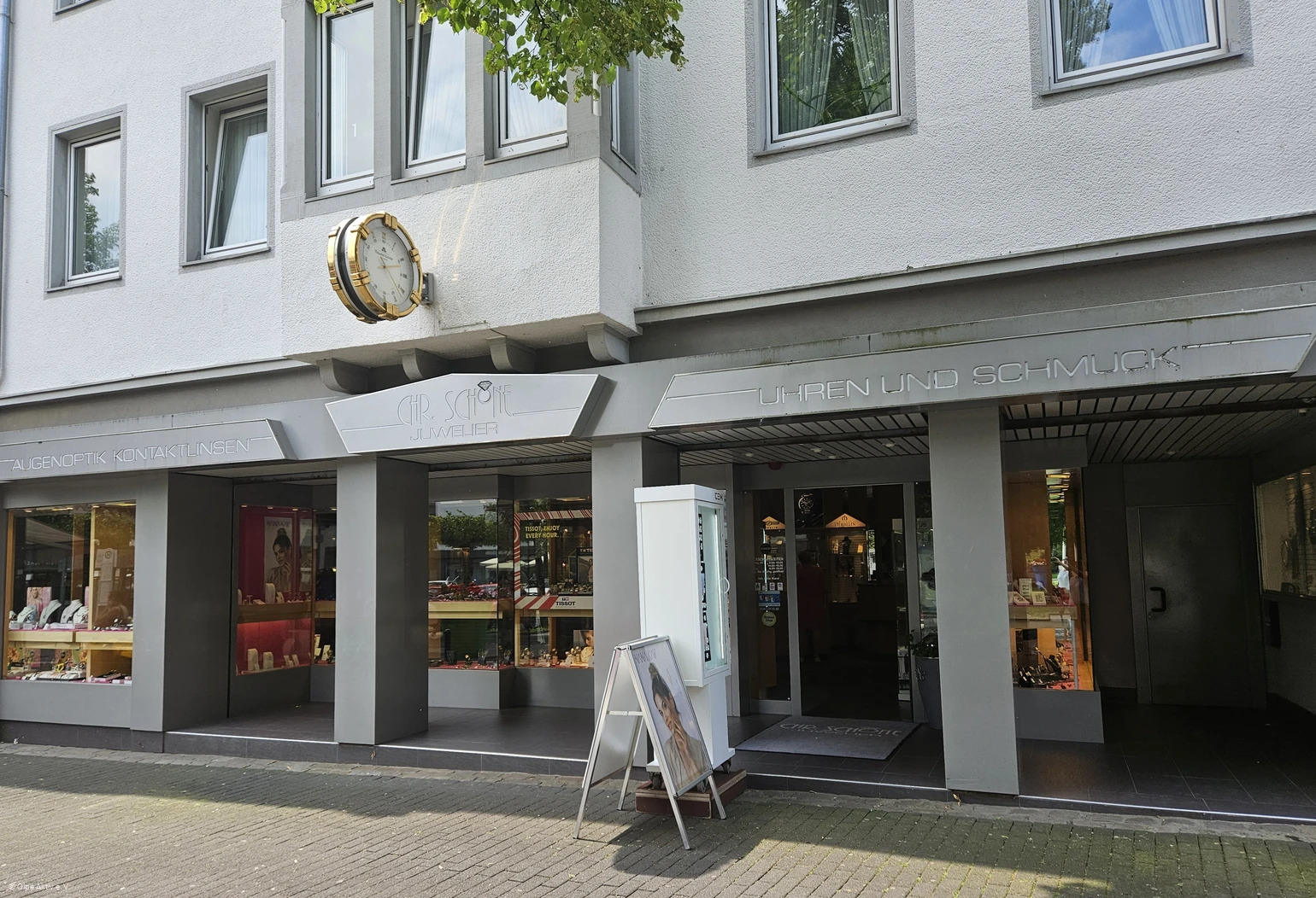 Juweliergeschäft Ch. Schöne Olpe - Außenansicht Juweliergeschäft Ch. Schöne Olpe - Außenansicht