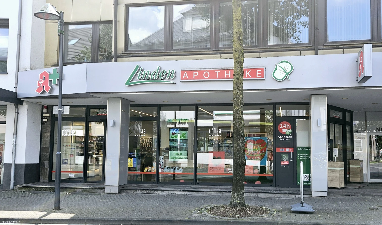 Linden-Apotheke Olpe - Martinstraße Außenansicht